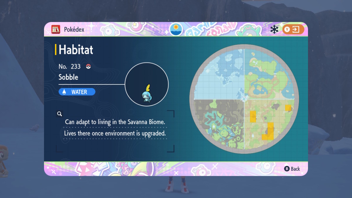 Pokemon SV DLC Sobble location